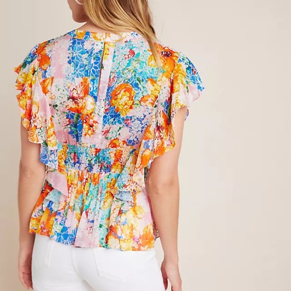 Pomelo Ruffle Sleeve Top - Picture 2 of 5